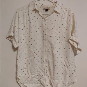 Universal Thread oversized button up blouse